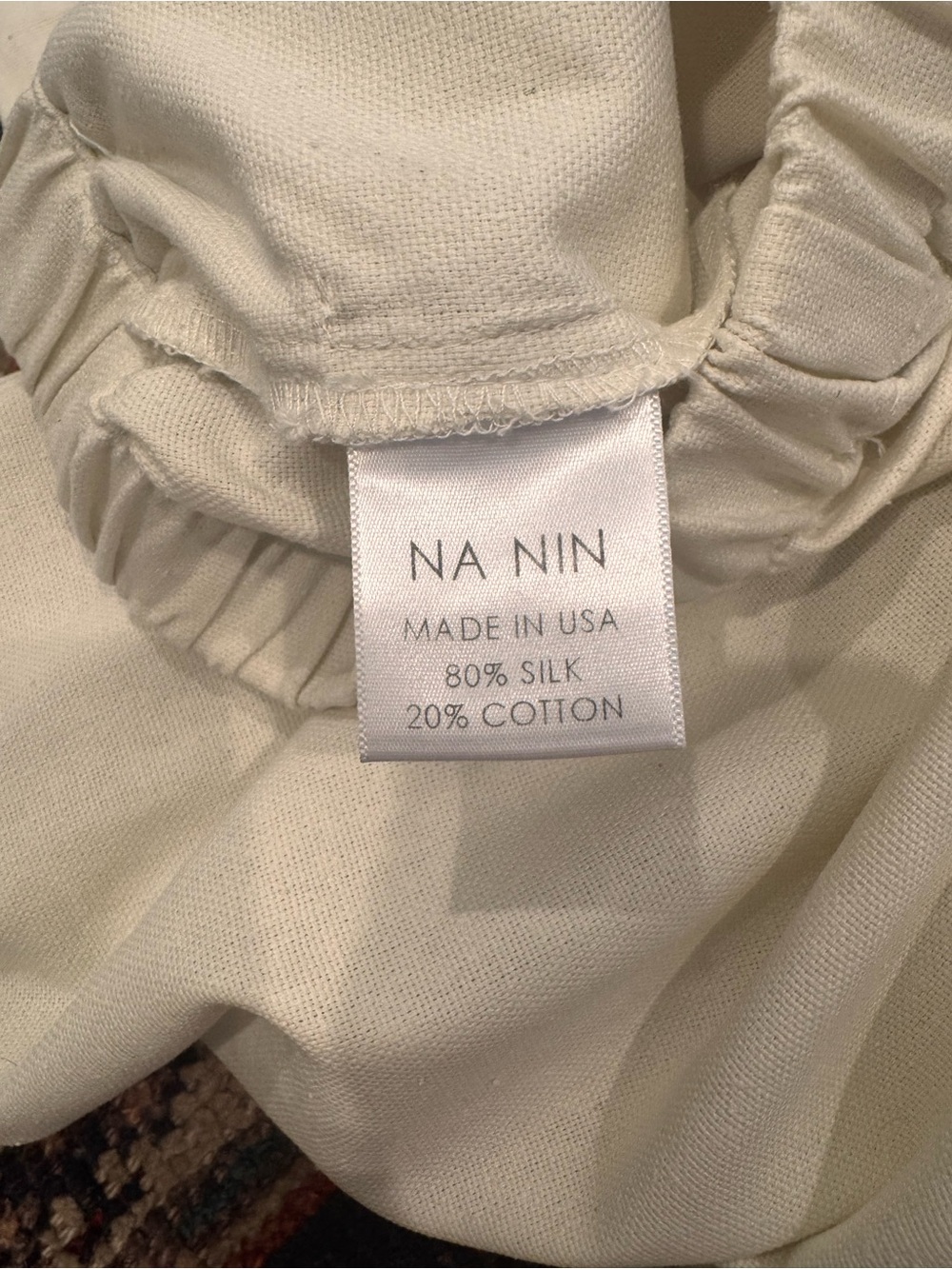 NA NIN Lena Silk Canvas Pant - Picture 7 of 8